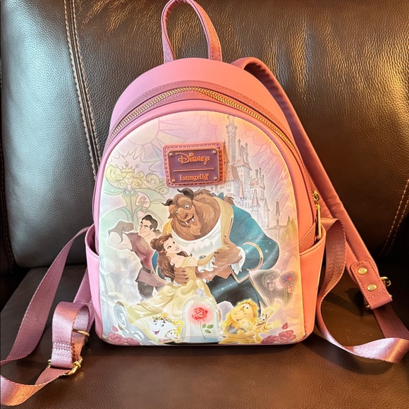Disney Loungefly Beauty & the Beast Backpack. - Picture 2 of 10